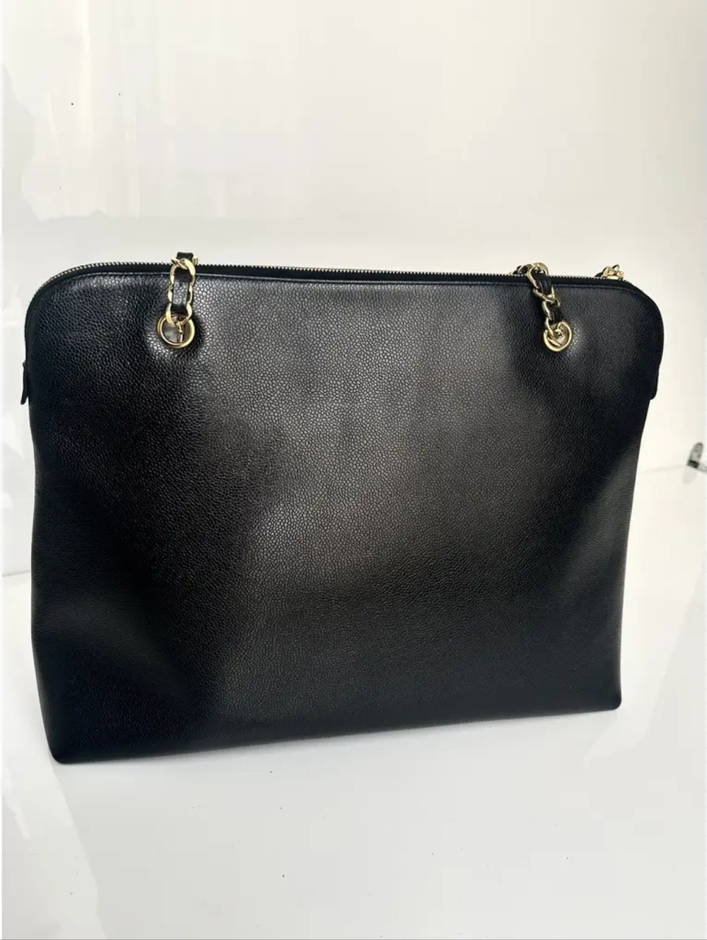 Authentic Chanel Leather Hand Bag - Picture 9 of 12
